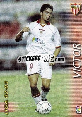 Sticker Victor - Liga 2002-2003. Megafichas n. 285 - Panini