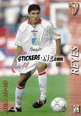 Sticker Reyes - Liga 2002-2003. Megafichas - Panini