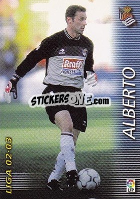 Sticker Alberto - Liga 2002-2003. Megafichas n. 291 - Panini