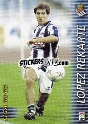 Sticker Lopez Rekarte - Liga 2002-2003. Megafichas n. 292 - Panini