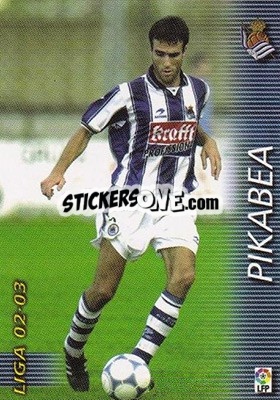 Sticker Pikabea - Liga 2002-2003. Megafichas - Panini