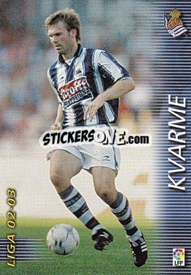 Sticker Kvarme - Liga 2002-2003. Megafichas n. 295 - Panini