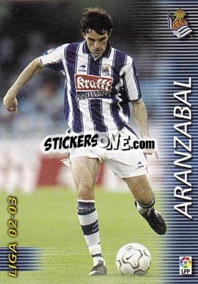 Cromo Aranzabal - Liga 2002-2003. Megafichas - Panini