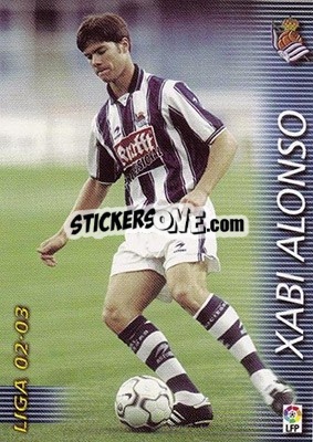 Sticker Xabi Alonso - Liga 2002-2003. Megafichas n. 298 - Panini