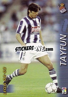 Sticker Tayfun - Liga 2002-2003. Megafichas n. 299 - Panini