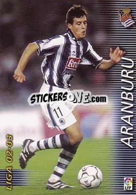 Sticker Aranburu - Liga 2002-2003. Megafichas - Panini