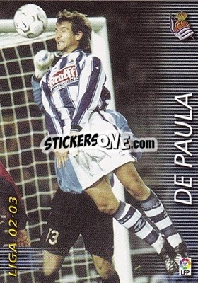 Sticker De Paula - Liga 2002-2003. Megafichas n. 305 - Panini