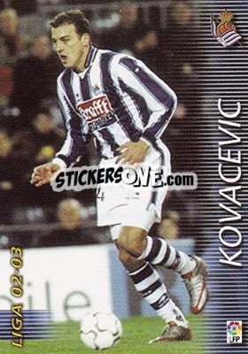 Sticker Kovacevic - Liga 2002-2003. Megafichas n. 306 - Panini