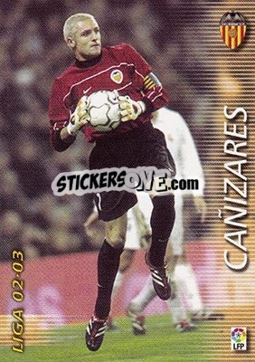 Sticker Cañizares - Liga 2002-2003. Megafichas n. 308 - Panini
