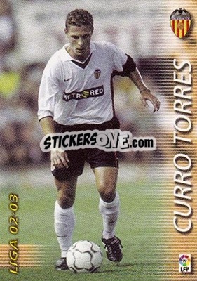 Sticker Curro Torres - Liga 2002-2003. Megafichas n. 309 - Panini