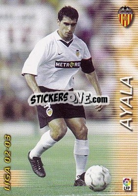 Sticker Ayala - Liga 2002-2003. Megafichas n. 310 - Panini
