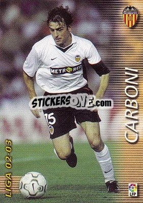 Sticker Carboni - Liga 2002-2003. Megafichas n. 312 - Panini