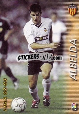 Sticker Albelda - Liga 2002-2003. Megafichas n. 314 - Panini