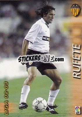 Sticker Rufete - Liga 2002-2003. Megafichas - Panini