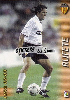 Sticker Rufete - Liga 2002-2003. Megafichas n. 317 - Panini