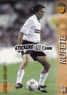 Figurina Rufete - Liga 2002-2003. Megafichas - Panini