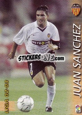 Cromo Juan Sanchez - Liga 2002-2003. Megafichas - Panini
