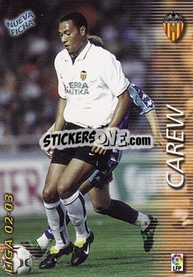 Sticker Carew - Liga 2002-2003. Megafichas - Panini