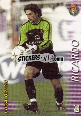 Sticker Ricardo - Liga 2002-2003. Megafichas n. 326 - Panini