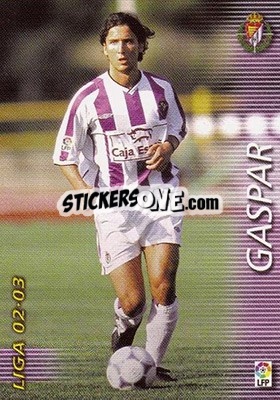 Sticker Gaspar - Liga 2002-2003. Megafichas n. 328 - Panini