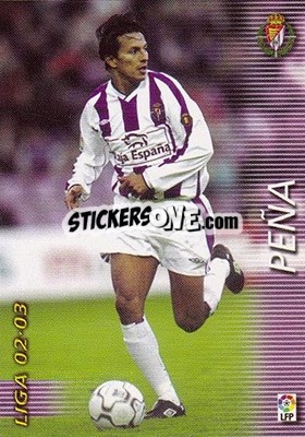 Sticker Peña - Liga 2002-2003. Megafichas - Panini