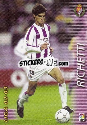 Sticker Richetti - Liga 2002-2003. Megafichas n. 334 - Panini