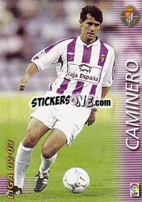 Cromo Caminero - Liga 2002-2003. Megafichas - Panini