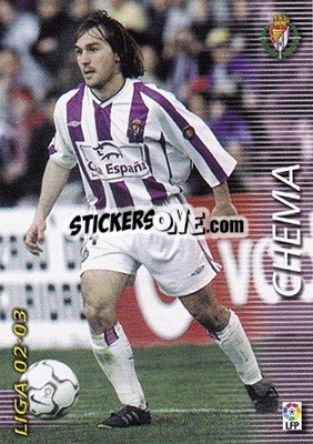 Sticker Chema - Liga 2002-2003. Megafichas n. 337 - Panini