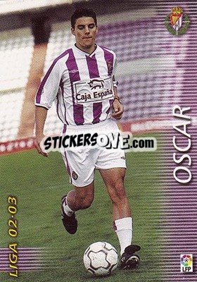 Cromo Oscar - Liga 2002-2003. Megafichas - Panini