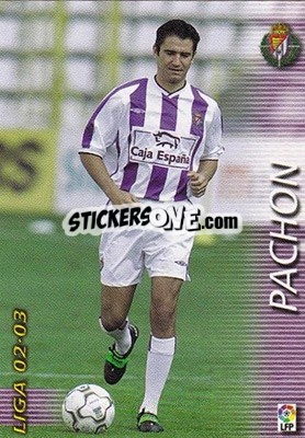 Cromo Pachon - Liga 2002-2003. Megafichas - Panini