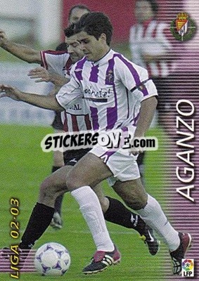 Figurina Aganzo - Liga 2002-2003. Megafichas - Panini