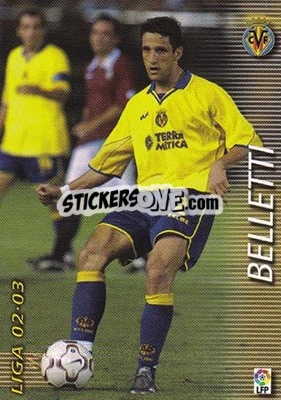 Sticker Belletti - Liga 2002-2003. Megafichas - Panini