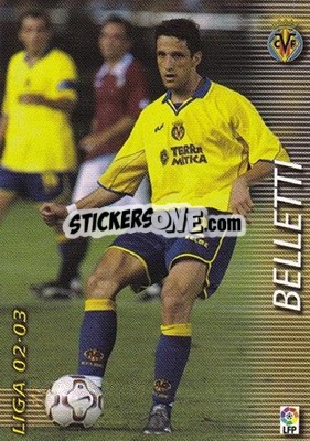 Sticker Belletti - Liga 2002-2003. Megafichas n. 347 - Panini
