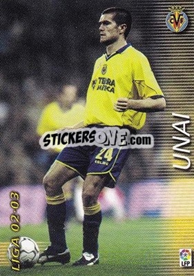Sticker Unai - Liga 2002-2003. Megafichas n. 349 - Panini