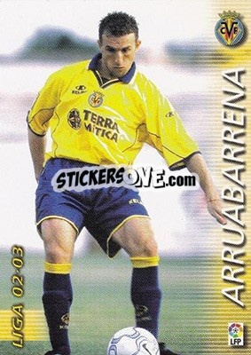 Cromo Arruabarrena - Liga 2002-2003. Megafichas - Panini
