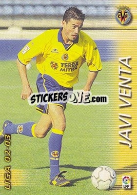 Figurina Javi Venta - Liga 2002-2003. Megafichas - Panini