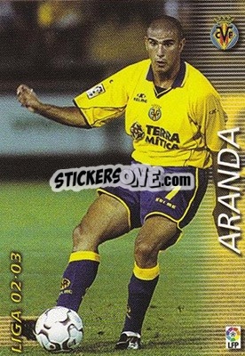 Sticker Aranda - Liga 2002-2003. Megafichas - Panini