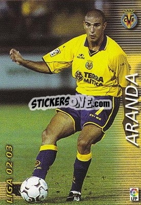 Sticker Aranda - Liga 2002-2003. Megafichas n. 358 - Panini