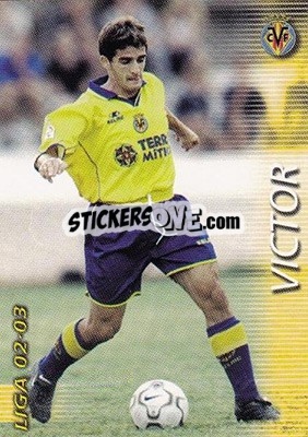 Sticker Victor - Liga 2002-2003. Megafichas n. 360 - Panini