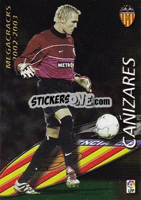 Cromo Cañizares - Liga 2002-2003. Megafichas - Panini