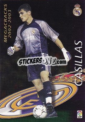 Cromo Casillas - Liga 2002-2003. Megafichas - Panini