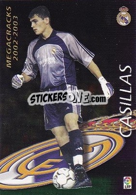 Sticker Casillas - Liga 2002-2003. Megafichas n. 363 - Panini