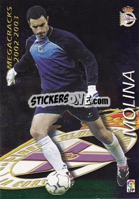 Cromo Molina - Liga 2002-2003. Megafichas - Panini
