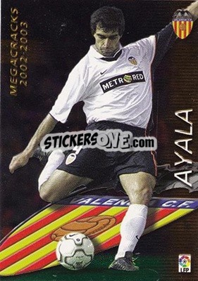 Figurina Ayala - Liga 2002-2003. Megafichas - Panini