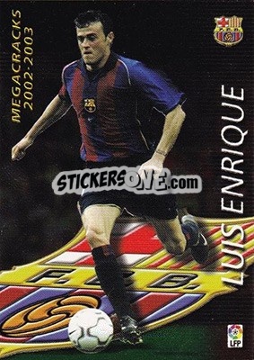 Sticker Luis Enrique - Liga 2002-2003. Megafichas n. 369 - Panini