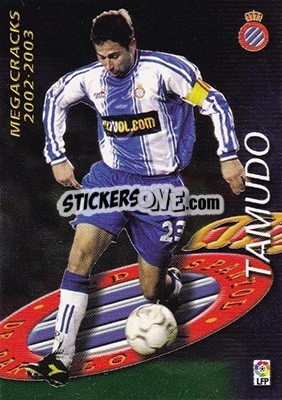 Cromo Tamudo - Liga 2002-2003. Megafichas - Panini