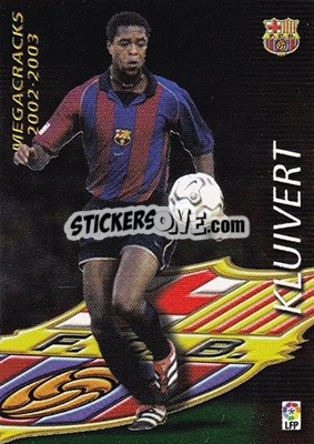 Sticker Kluivert - Liga 2002-2003. Megafichas - Panini