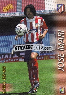 Sticker Jose Mari - Liga 2002-2003. Megafichas - Panini