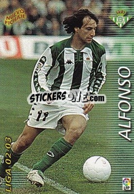 Cromo Alfonso - Liga 2002-2003. Megafichas - Panini