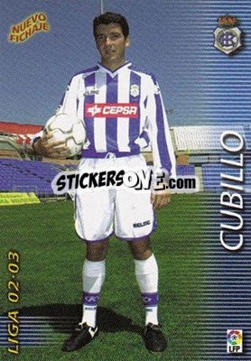Sticker Cubillo - Liga 2002-2003. Megafichas - Panini